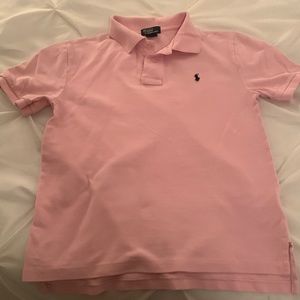 Polo Shirt Boys size 10-12 pink